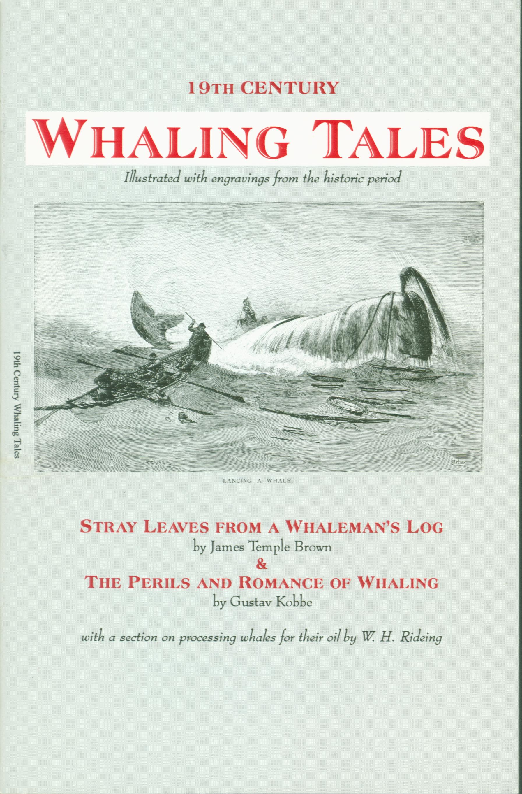 19th CENTURY WHALING TALES. vist0089 front cover